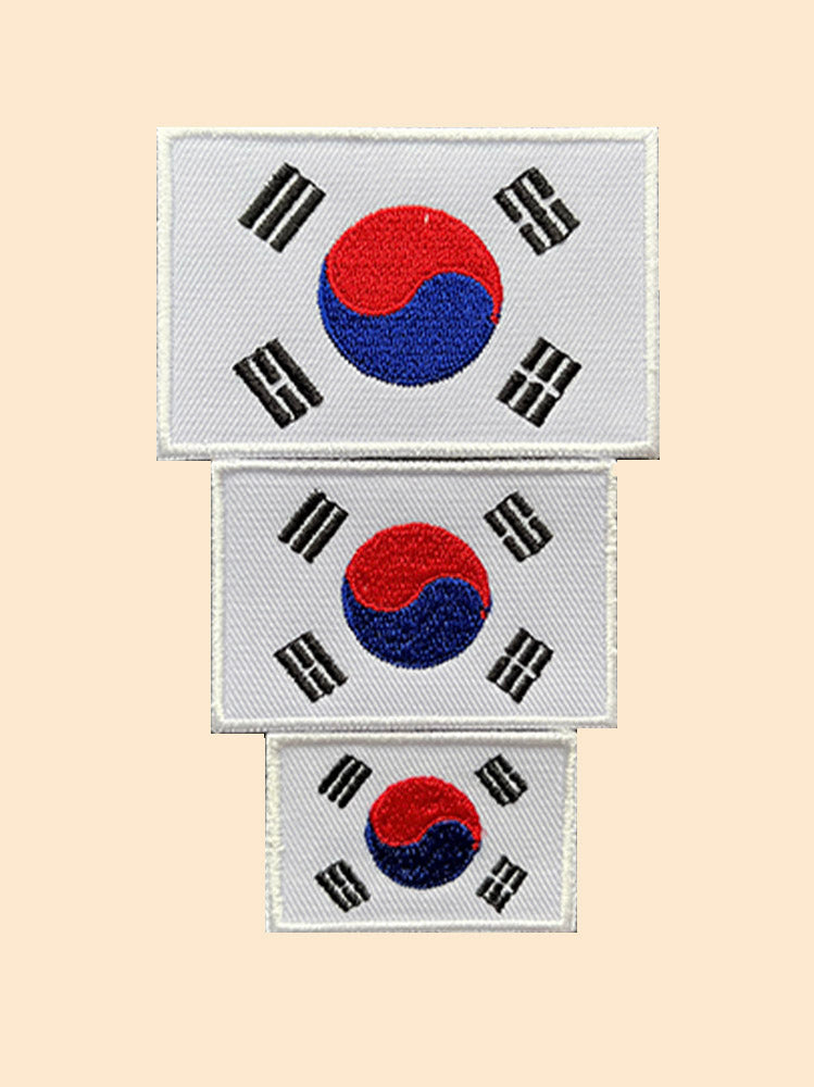 Ecusson Taegeukgi x3