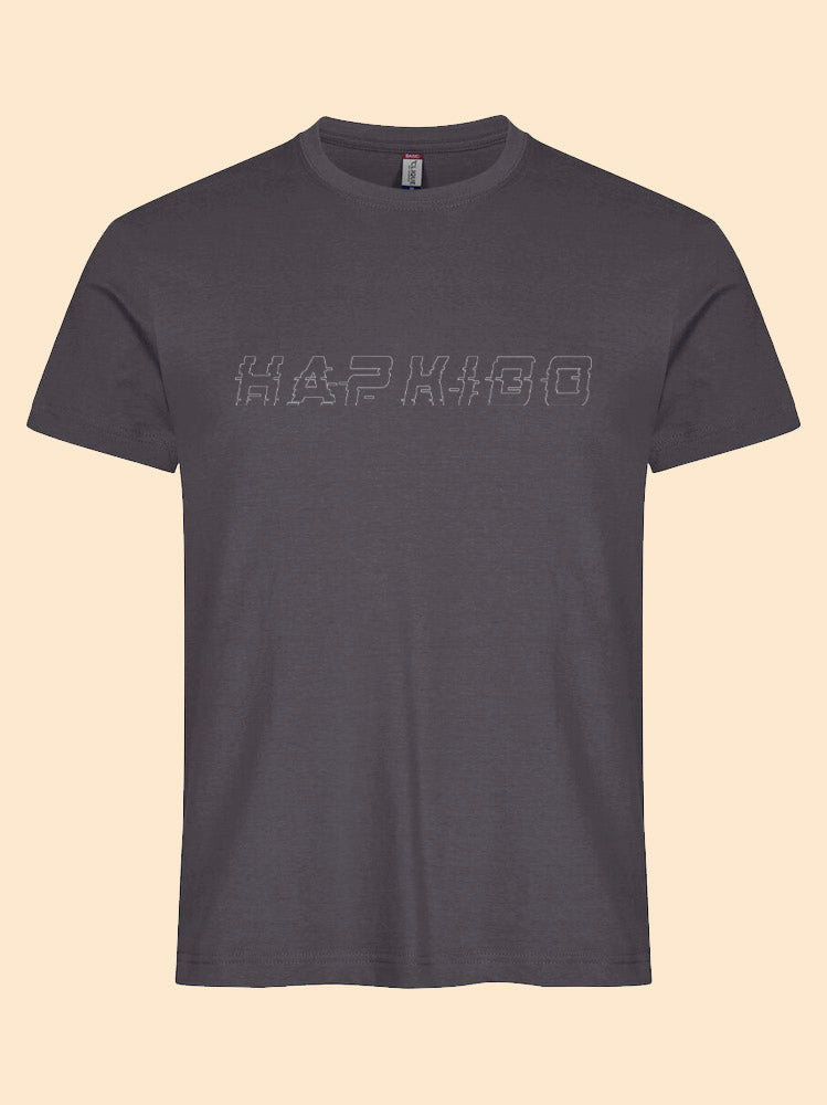 T-shirt gris métal