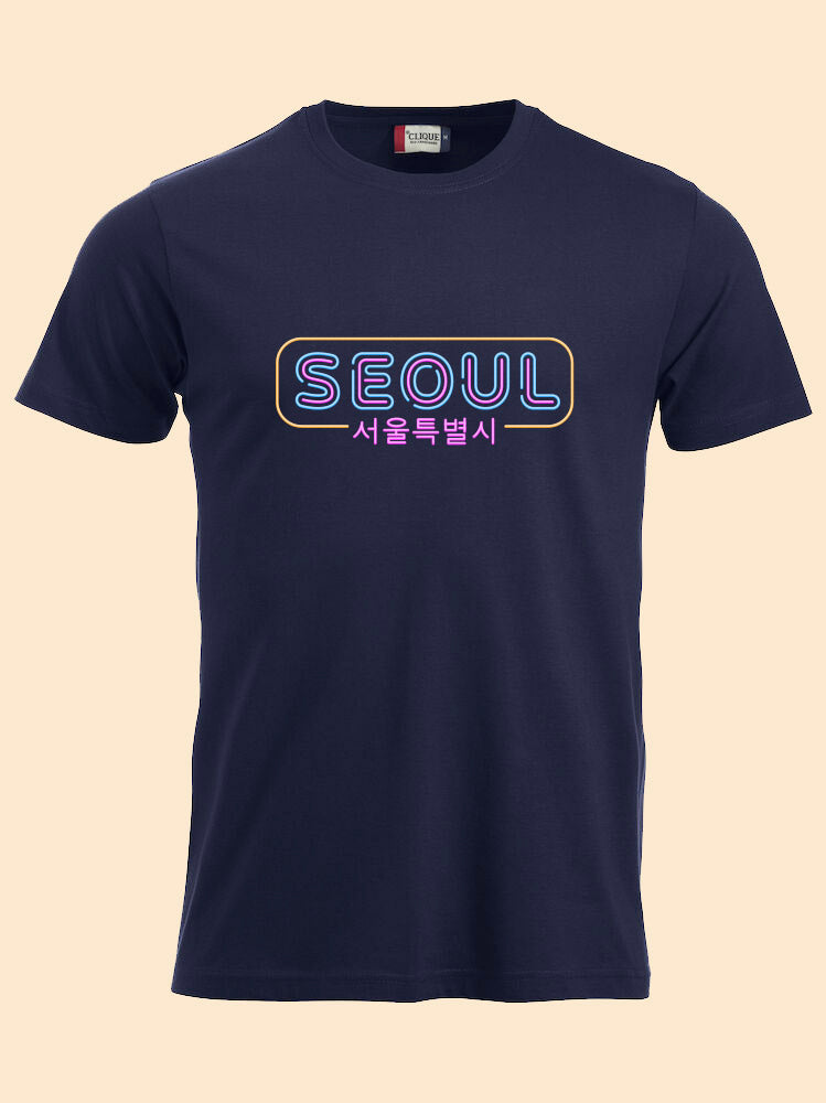 T-shirt Seoul néon