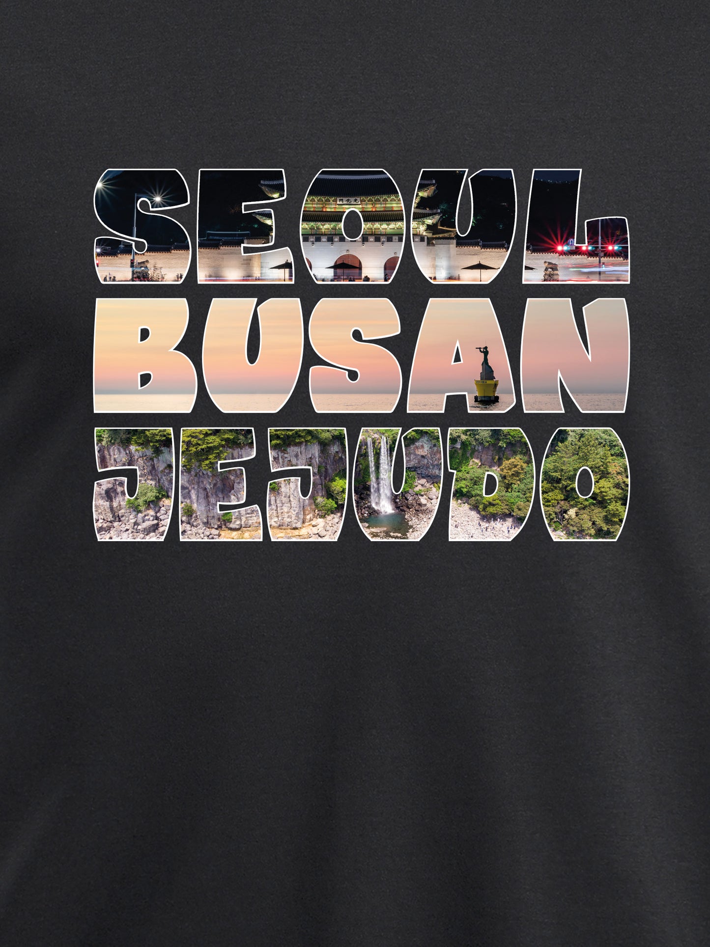 Hoodie Seoul Busan Jejudo