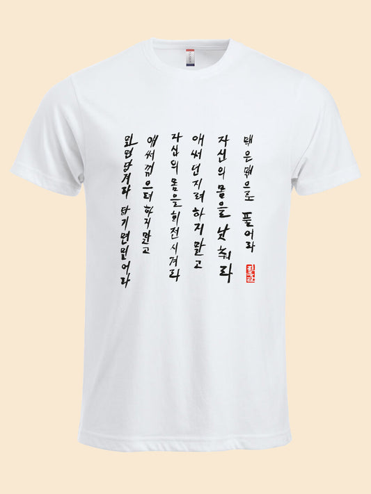 T-shirt 5 principes