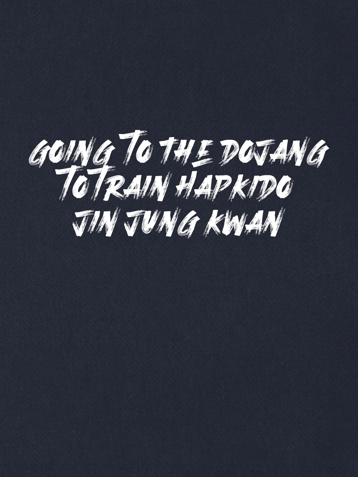 Going to the dojang