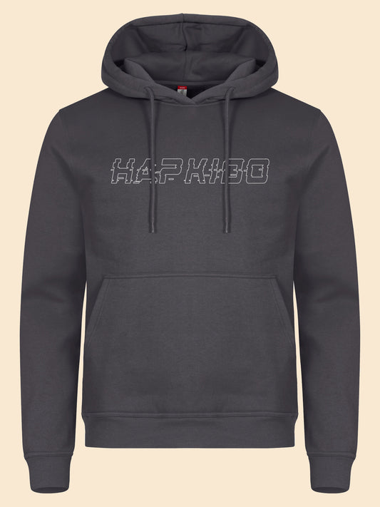Hoodie gris métal
