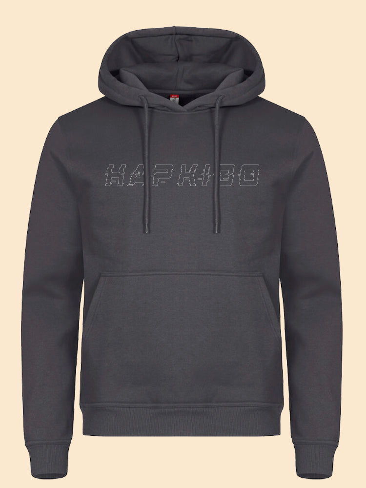Hoodie gris métal