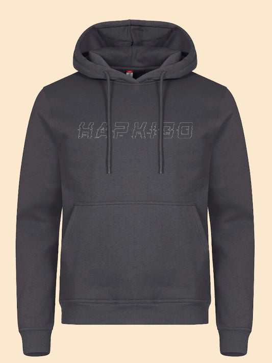 Hoodie gris métal