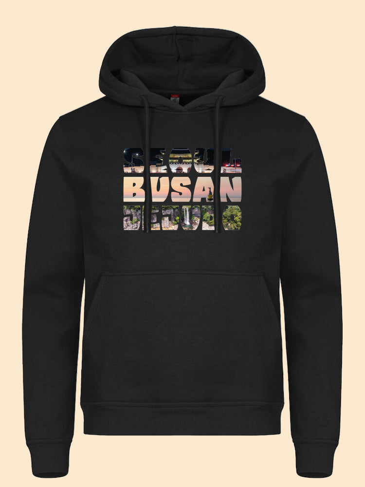 Hoodie Seoul Busan Jejudo