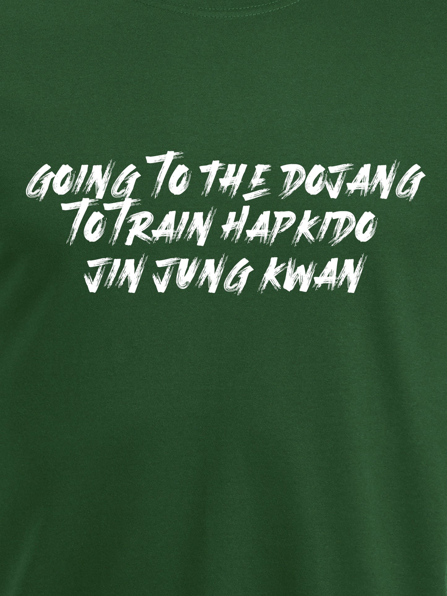 Going to the dojang