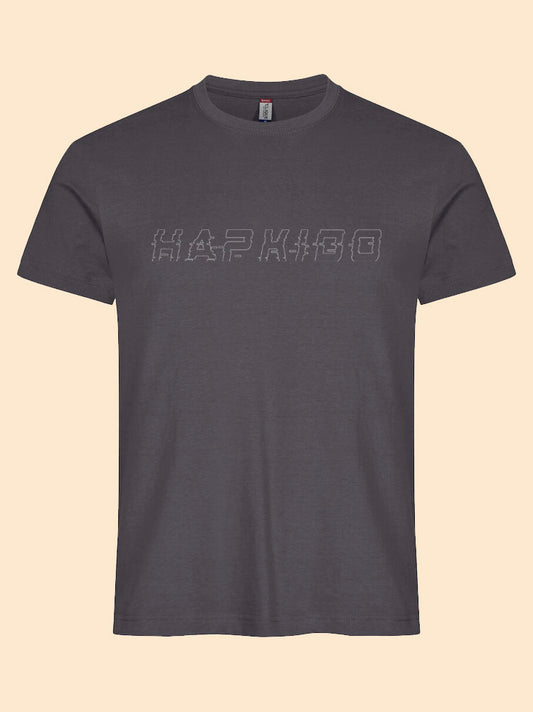 T-shirt gris métal